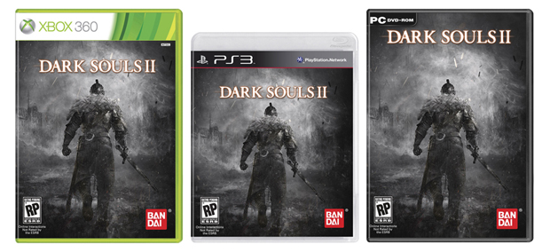 Dark Souls 2 e sua capa nas versões console e PC (Foto: Divulgação)