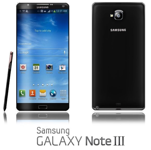 Galaxy Note 3 ganhará display de 6 polegadas e bateria maior (Foto: Reprodução/Concept-Phones)