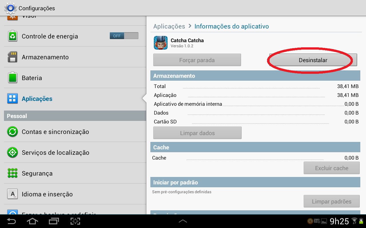 Android displays information of the selected apps and uninstall option (Photo: Daniel Ribeiro / TechTudo)