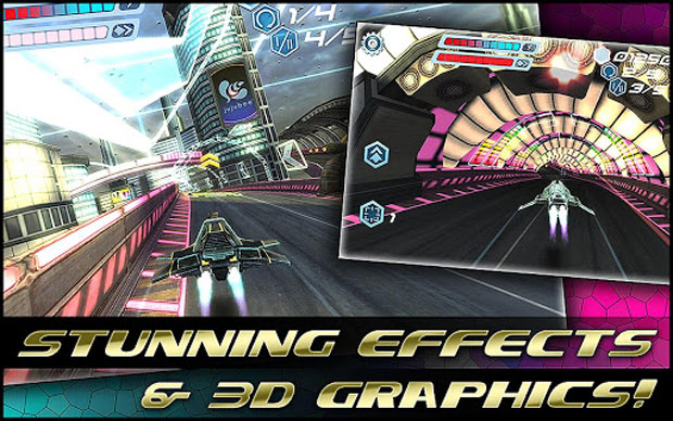 Flashout 3D é corrida futurista no Android (Foto: Divulgação)