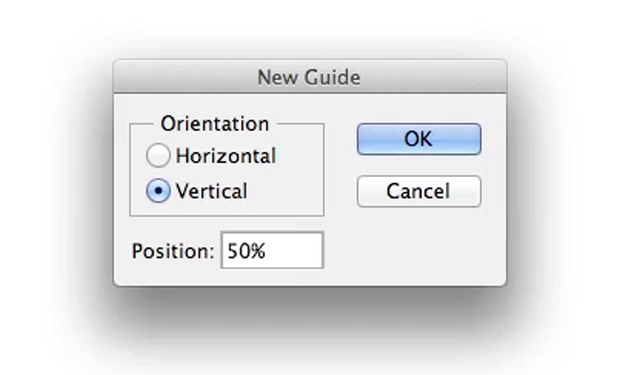 Definição de valor vertical para criação de linha-guia. (Foto: Reprodução/André Sugai)