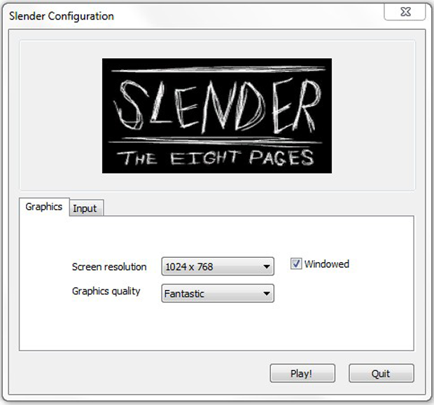 Ao terminar as configurações clique em Play para iniciar Slender (Foto: TechTudo)