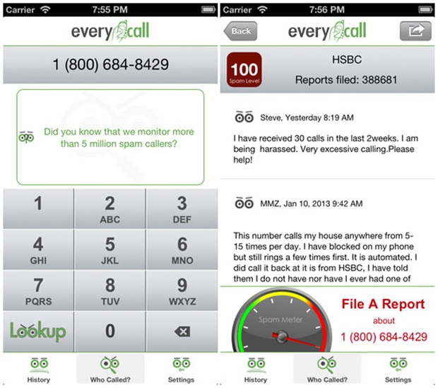 EveryCall.us Spam Lookup Tool foi desenvolvido para iPhone e iPad (Foto: Reprodução) (Foto: EveryCall.us Spam Lookup Tool foi desenvolvido para iPhone e iPad (Foto: Reprodução))