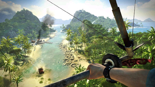 Belas paisagens como esta fizeram de Far Cry 3 um título único (Foto: Reprodução/Edge-Online)