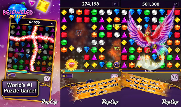 Bejeweled Blitz is free and has integration with Facebook (Reuters)