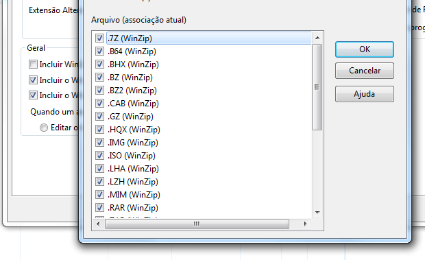 Winzip suporta a maioria dos formatos de arquivos compactados (Foto: Reprodução/Edivaldo Brito)
