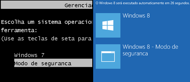 Menu de inicialização do Windows 7 e 8 mostrando a nova opção (Foto: Reprodução/Edivaldo Brito)
