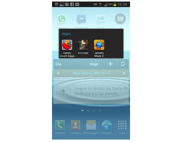 grouped its Android application, click the folder to open it (Daniel Ribeiro / TechTudo)