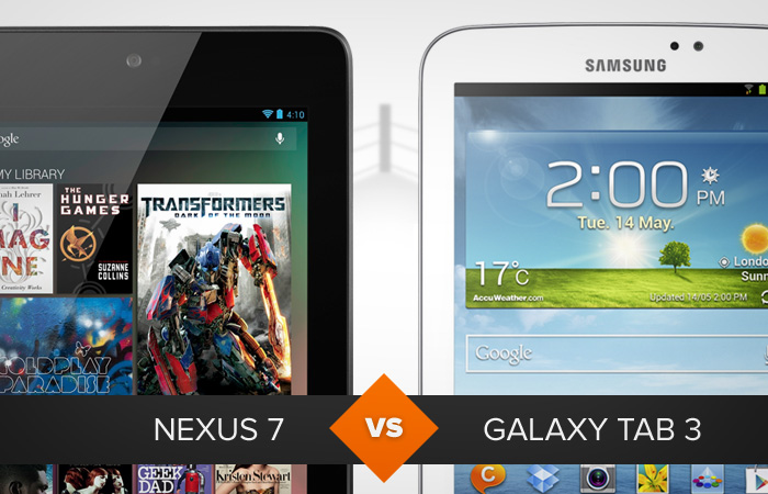 Nexus 7 ou Galaxy Tab 3? Os dois tablets têm 7 polegadas e muitas diferenças (Foto: Arte / TechTudo)