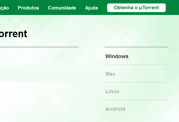 uTorrent possui versões para Windows, Mac Linux e Android (Foto: Reprodução/Edivaldo Brito)
