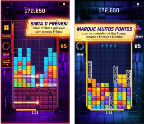 Tetris Blitz traz algumas novidades em relação ao clássico (Foto: Divulgação)