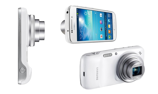 Galaxy S4 Zoom é um híbrido entre smartphones e câmeras digitais (Foto: Arte/Divulgação)