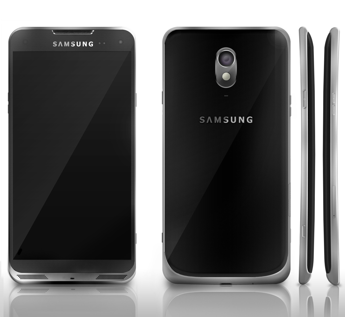 Suposto conceito do Galaxy S5 baseado no novo padrão de design "Projeto 3.0" da Samsung (Foto:Reprodução/PhoneArena) (Foto: Suposto conceito do Galaxy S5 baseado no novo padrão de design "Projeto 3.0" da Samsung (Foto:Reprodução/PhoneArena))