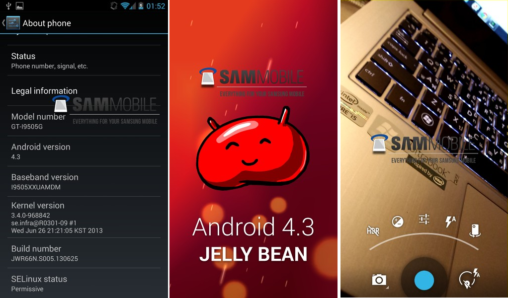 Android 4.3 ainda será Jelly Bean e versão vazada já está disponível para download (Foto:Reprodução/Sammobile)