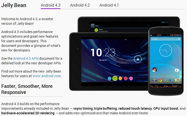 Novo Android é mais rápido, suave e com melhor resposta (Foto: Divulgação)