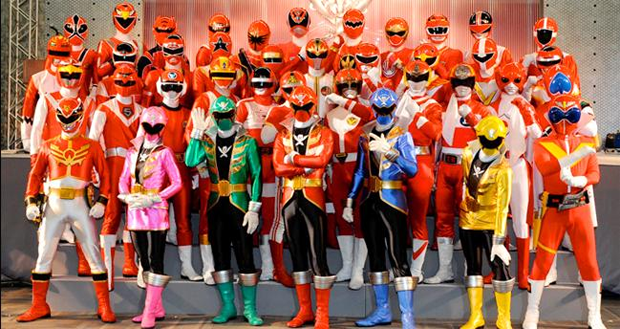 Super Sentai são os esquadrões de heróis japoneses (Foto: Reprodução/Toei)