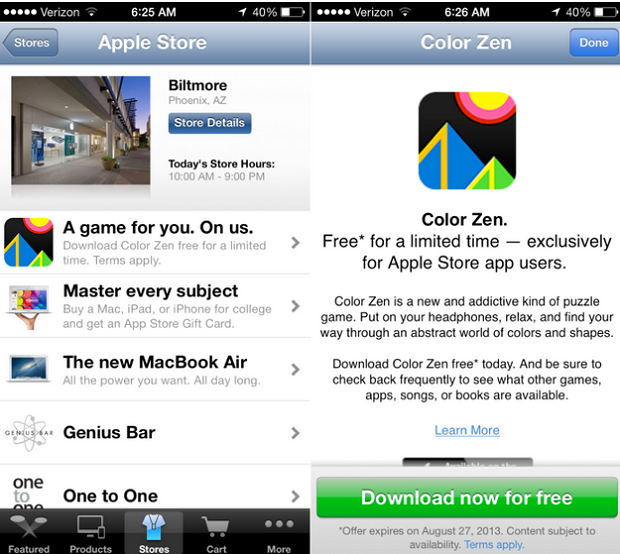 Apple lançou nova interface do app das Apple Stores (Foto: Reprodução 9To5Mac)