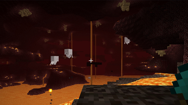 Minecraft ganhou seu próprio inferno com o Nether (Foto: pcgamer.com)