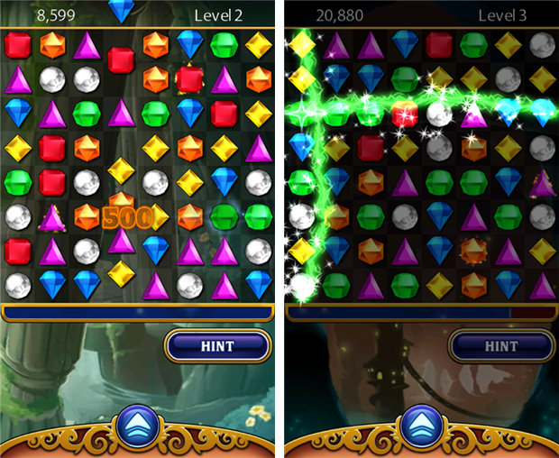 Bejeweled Live + é um clássico com integração com a Xbox Live (Foto: Divulgação)