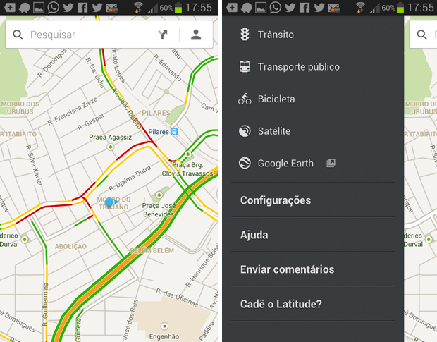 Maps é um app cuja navegação é o principal atrativo (Foto: Reprodução/Thiago Barros)