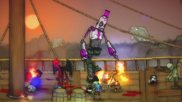 O exército infernal conta até mesmo com robôs gigantes (Foto: Divulgação) (Foto: O exército infernal conta até mesmo com robôs gigantes (Foto: Divulgação))