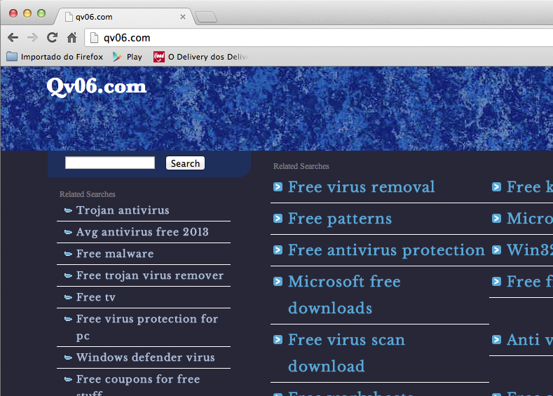 Qv06.com muda a página inicial do navegador e causa estragos no computador (Foto: (Foto: Reprodução/Internet))