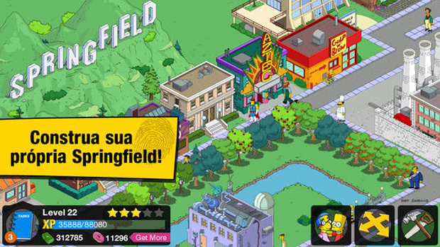 Springfield está esperando para ser reconstruída por você e pelos Simpsons (Foto: Divulgação)