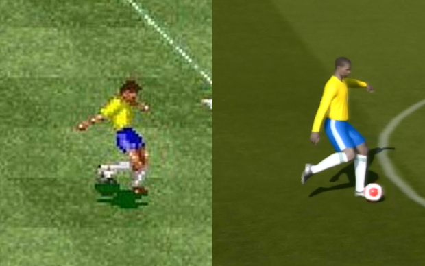 A evoluçao de Allejo em International Superstar Soccer e PES 2014 (Foto: Reprodução / TechTudo)