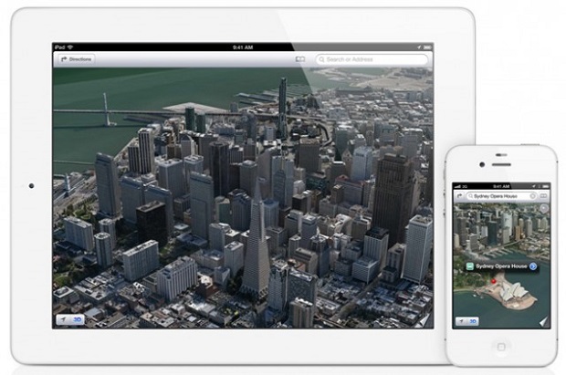 Apple Maps foi a grande promessa do iOS 6, mas passou vexame frente ao Google Maps (Foto: Divulgação)