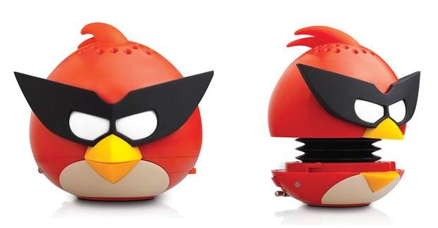 Caixa de som Angry Birds tem formato dos personagens da famosa série de games (Foto: Reprodução/Zoom)
