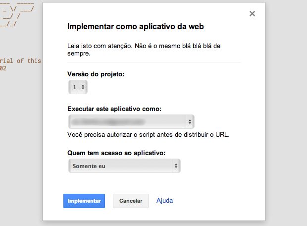 Configurando planilha protegida no Google Docs (Foto: Reprodução/Helito Bijora)