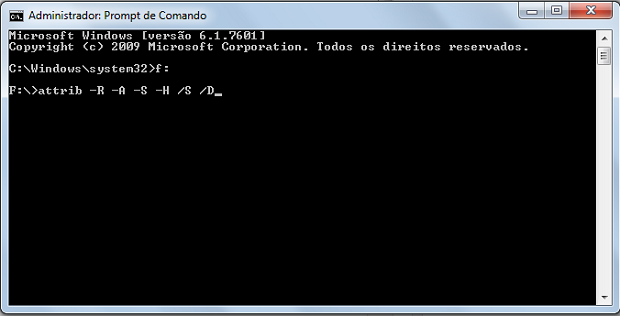 Tela do prompt de comando do Windows após o comando ser inserido (Foto: Reprodução/Rodrigo Gurgel)