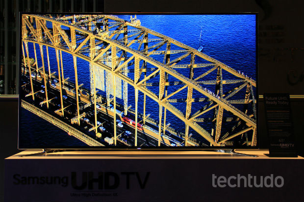 Samsung oferecerá conteúdo IMAX UltraHD grátis para compradores de TVs 4K (Foto: TechTudo/Renato Bazan) 