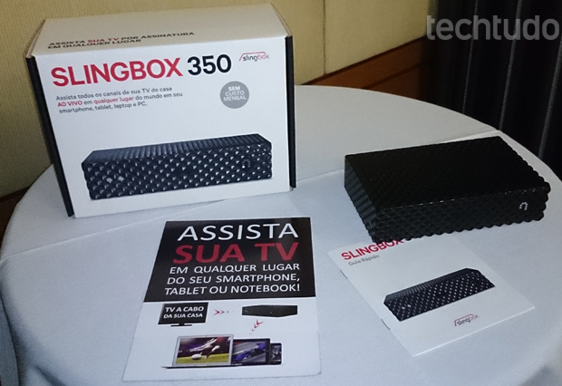 Slingbox 350 pode transmitir TV por assinatura via internet para iOS, Android, Windows Phone e Apple TV (Foto: Rodrigo Bastos/TechTudo)