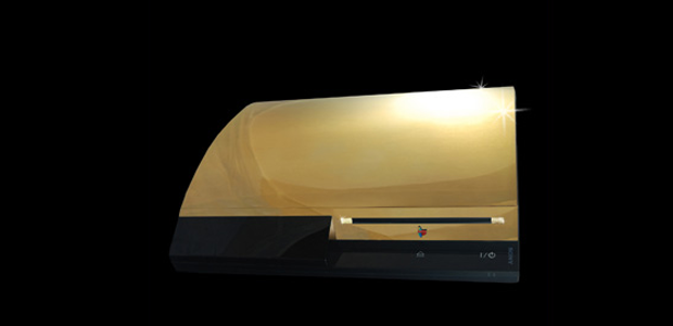 Banhado a ouro e coberto de diamantes, o Playstation 3 Supreme é para poucos ( Foto: Divulgação)