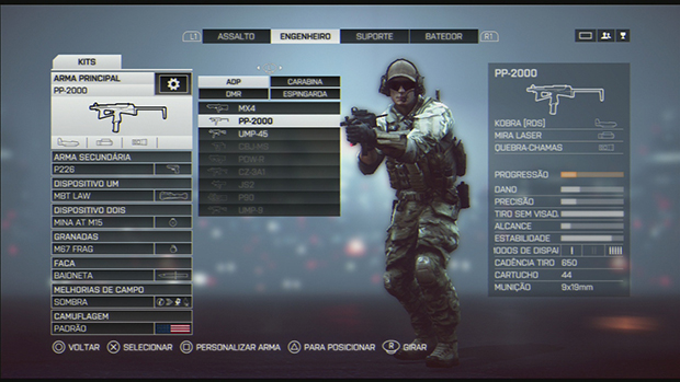 Battlefield 4: aprenda a personalizar armas e classes no game (Foto: Reprodução/Murilo Molina)