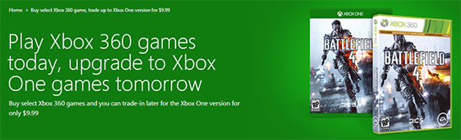Microsoft permitirá que usuários troquem jogos de Xbox 360 por versões para Xbox One (Foto: Divulgação)
