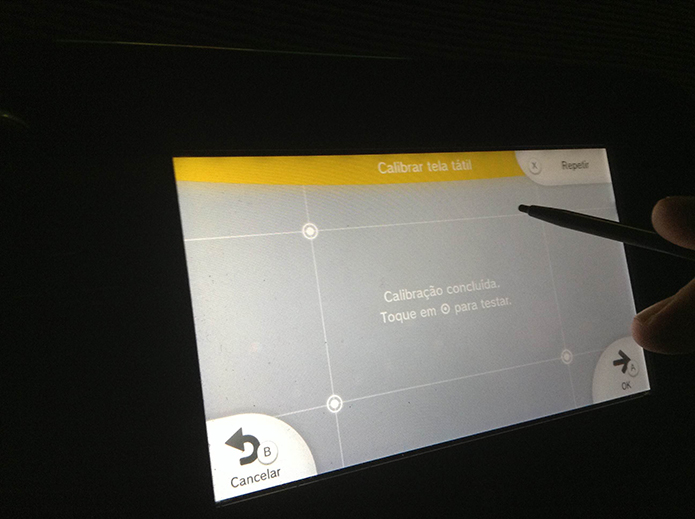 Wii U: aprenda a calibrar a tela de toque do gamepad (Foto: Reprodução/Murilo Molina)