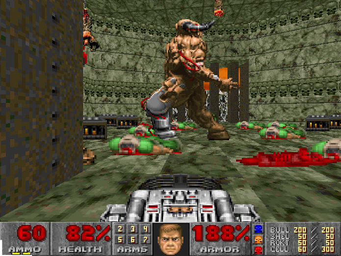 Ultimate Doom aidiconou muitas novidades ao jogo (Foto: Divulgação)