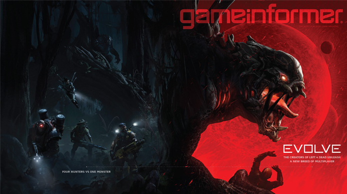 Evolve seria revelado na edição de fevereiro da revista Game Informer (Foto: Game Informer)