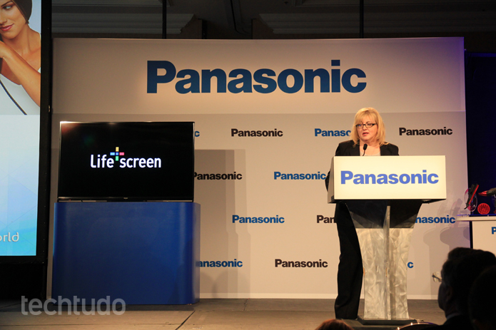 Panasonic revelou TVs inteligentes (Foto: Monique Mansur/TechTudo)