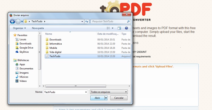 Como converter fotos e arquivos para PDF sem baixar programas | Dicas e