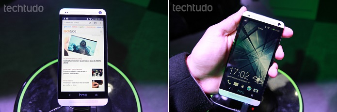 HTC One tem visual arrojado e é top de linha (Foto: Allan Mello/TechTudo)