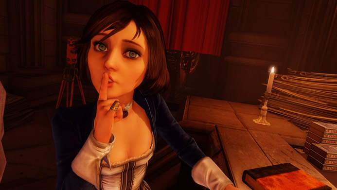 Com um visual delicado e uma personalidade meiga, a protagonista Elizabeth transforma-se bastante em Bioshock Infinite (Foto: Divulgação/ Irrational Games)