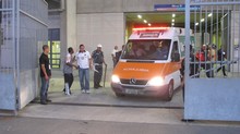 Ambulância Ricardo Gomes (Foto: Gustavo Rotstein/Globoesporte.com)