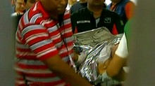 FRAME SPORTV Ricardo Gomes vasco chegada hospital (Foto: SporTV)