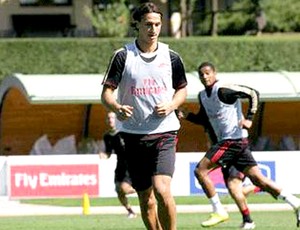Ibrahimovic, treino Milan