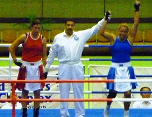 boxe - Uma vitória fantástica sobre a húngara Timea Nagy colocou a brasileira Roseli Feitosa na final da categoria 81 kg