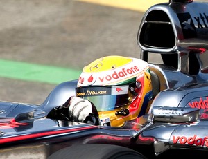 Lewis Hamilton nos treinos livres do GP do Brasil de F-1