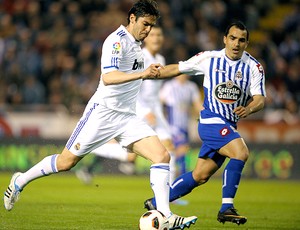 Kaká Real Madrid Claudio Morel Deportivo La Coruna (Foto: AFP)